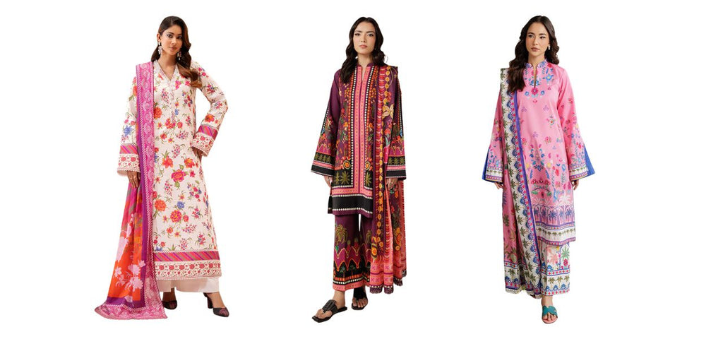 Discover the Latest 3-Piece Unstitched Lawn Suits in Our New Collection