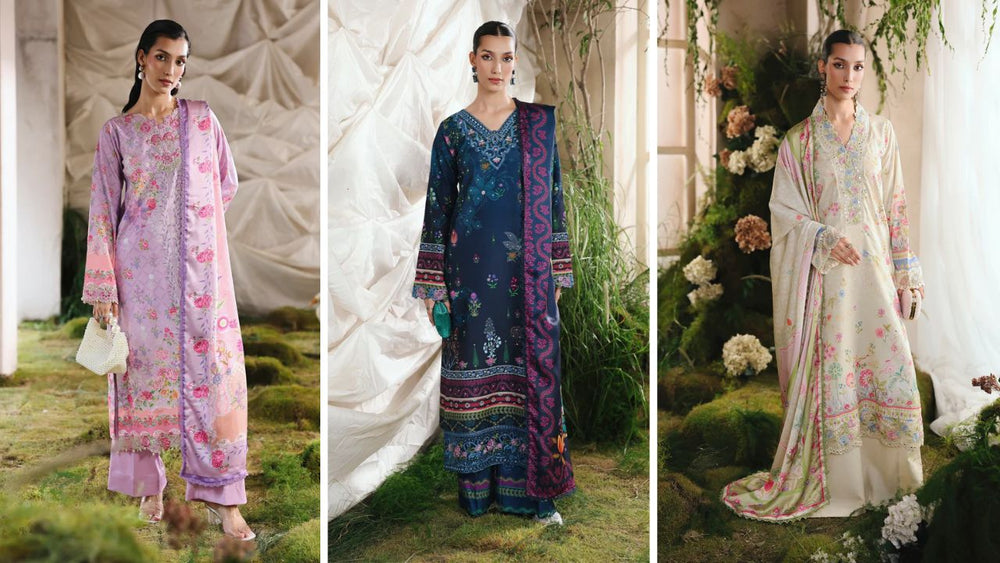 Shop Stylish Women's Silk Dresses with Embroidery  Raj Bari