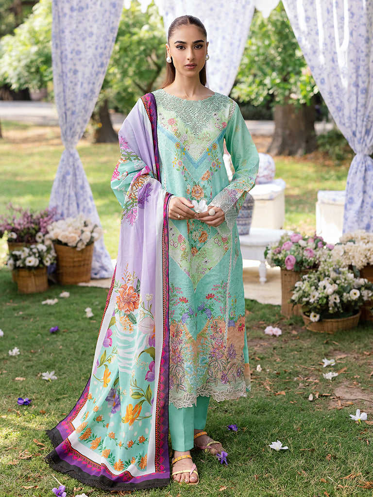 unstitched lawn suit for women